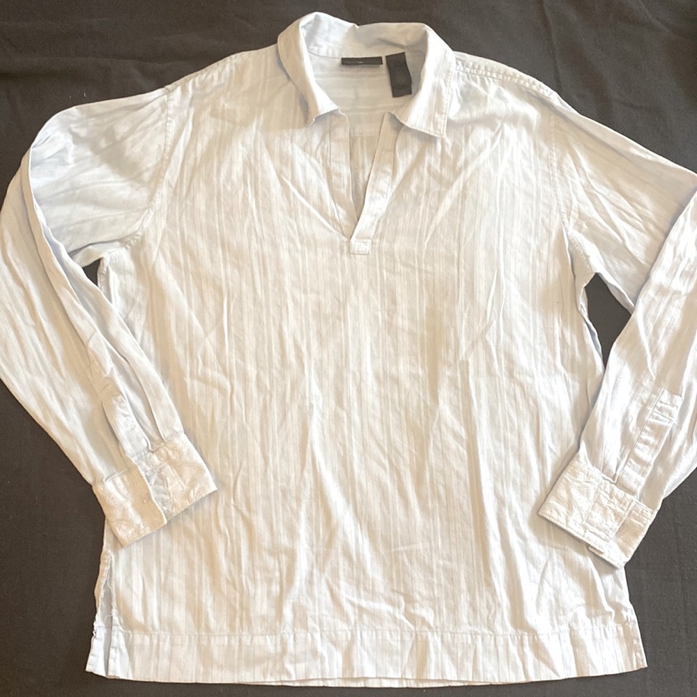 DKNY Jeans light blue v neck shirt